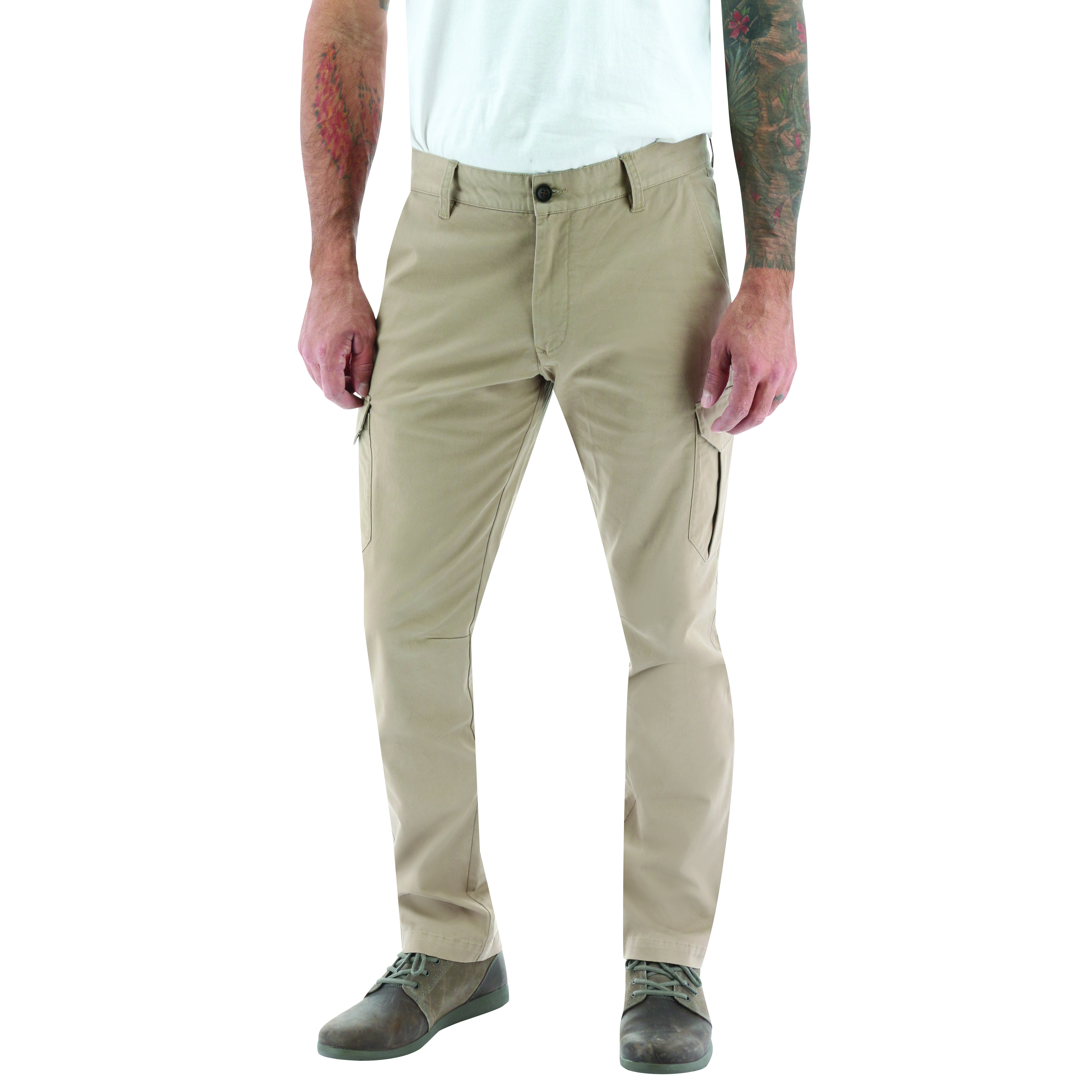 Caterpillar Cargo Heritage Slim Fit - Mens Pants - Beige - NZ (523DPFZJT)